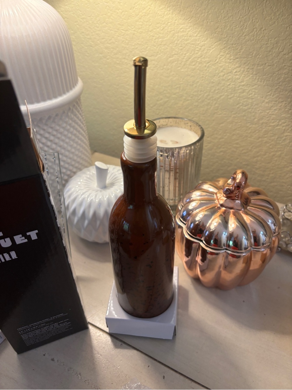 Oil Cruet in Rose Gold - Women Bath & Body Accessory
